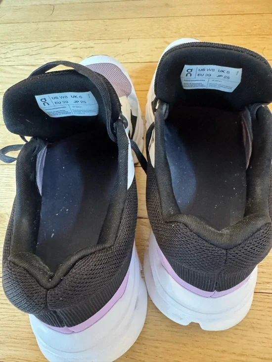 On Running Women's Cloud Runner Sneakers in Lavender/White/Black - Picture 6 of 6